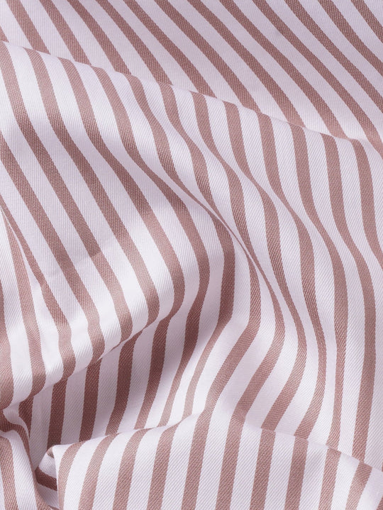 STRIPED COTTON REGULAR FIT SHIRT - Roban