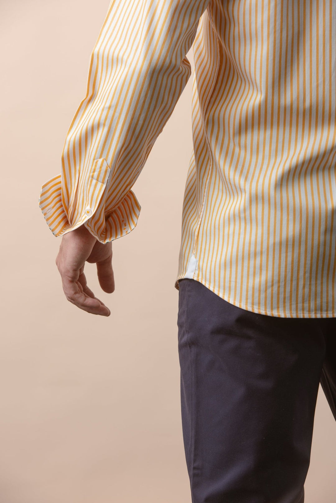 STRIPED COTTON REGULAR FIT SHIRT - Roban