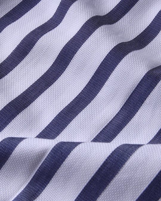 STRIPED COTTON REGULAR FIT SHIRT - Roban