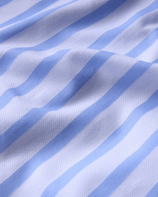 STRIPED COTTON REGULAR FIT SHIRT - Roban