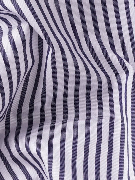 STRIPED COTTON REGULAR FIT SHIRT - Roban