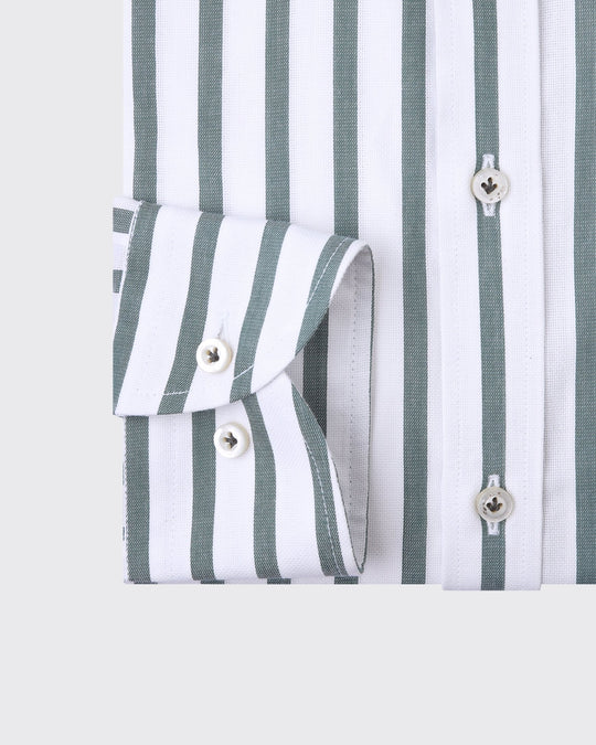 STRIPED COTTON REGULAR FIT SHIRT - Roban