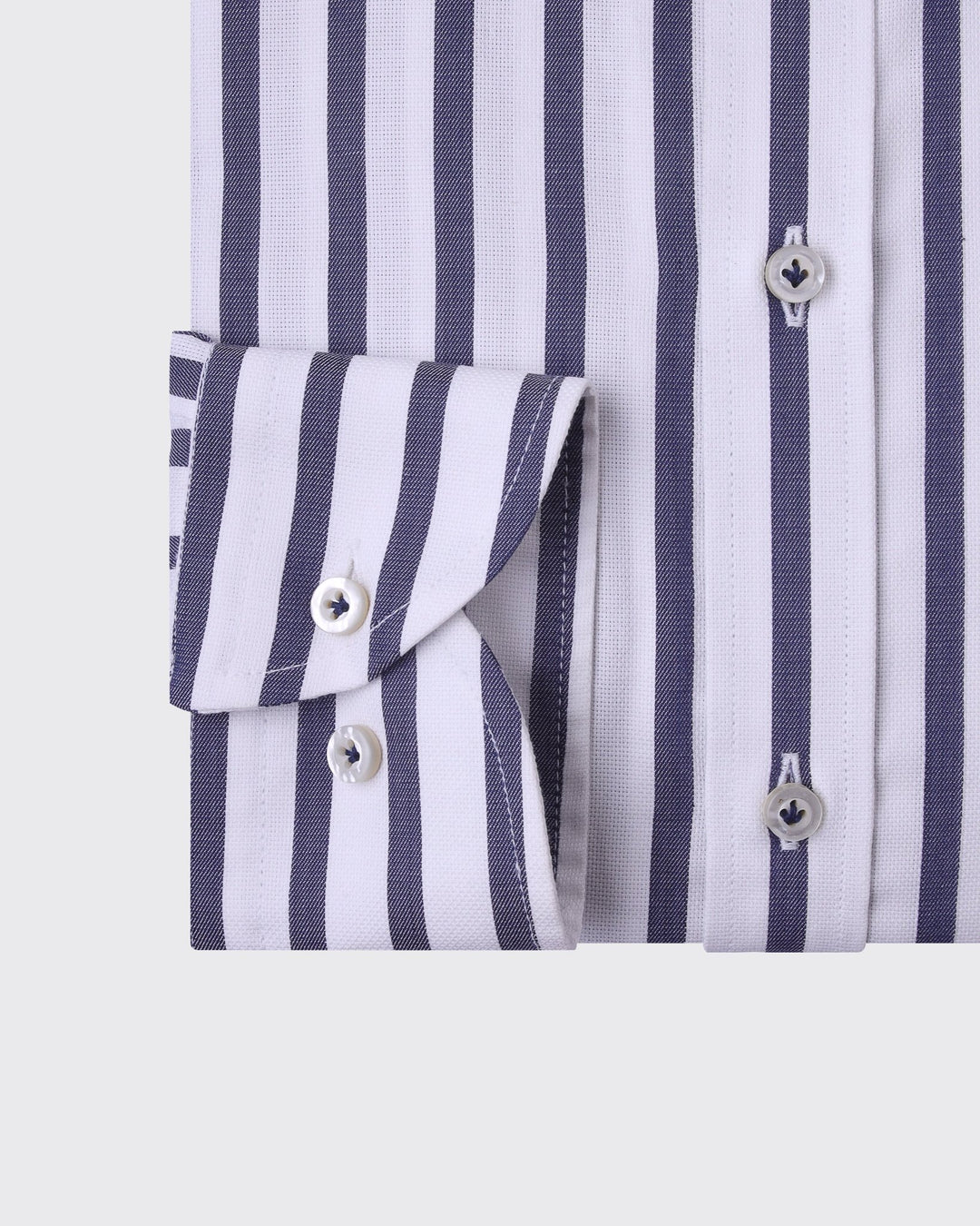 STRIPED COTTON REGULAR FIT SHIRT - Roban