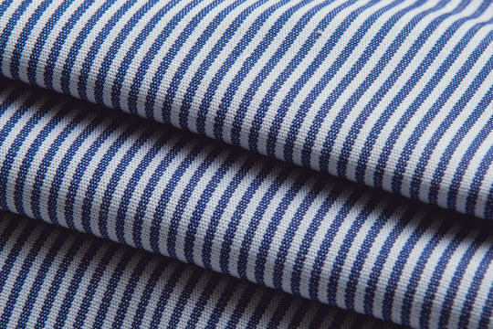 Striped Regular Fit Poplin Cufflink Shirt - Roban