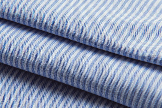 Striped Regular Fit Poplin Cufflink Shirt - Roban
