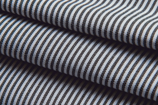 Striped Regular Fit Poplin Cufflink Shirt - Roban