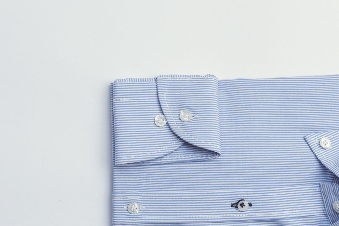 STRIPED SLIM FIT POPLIN SHIRT - Roban