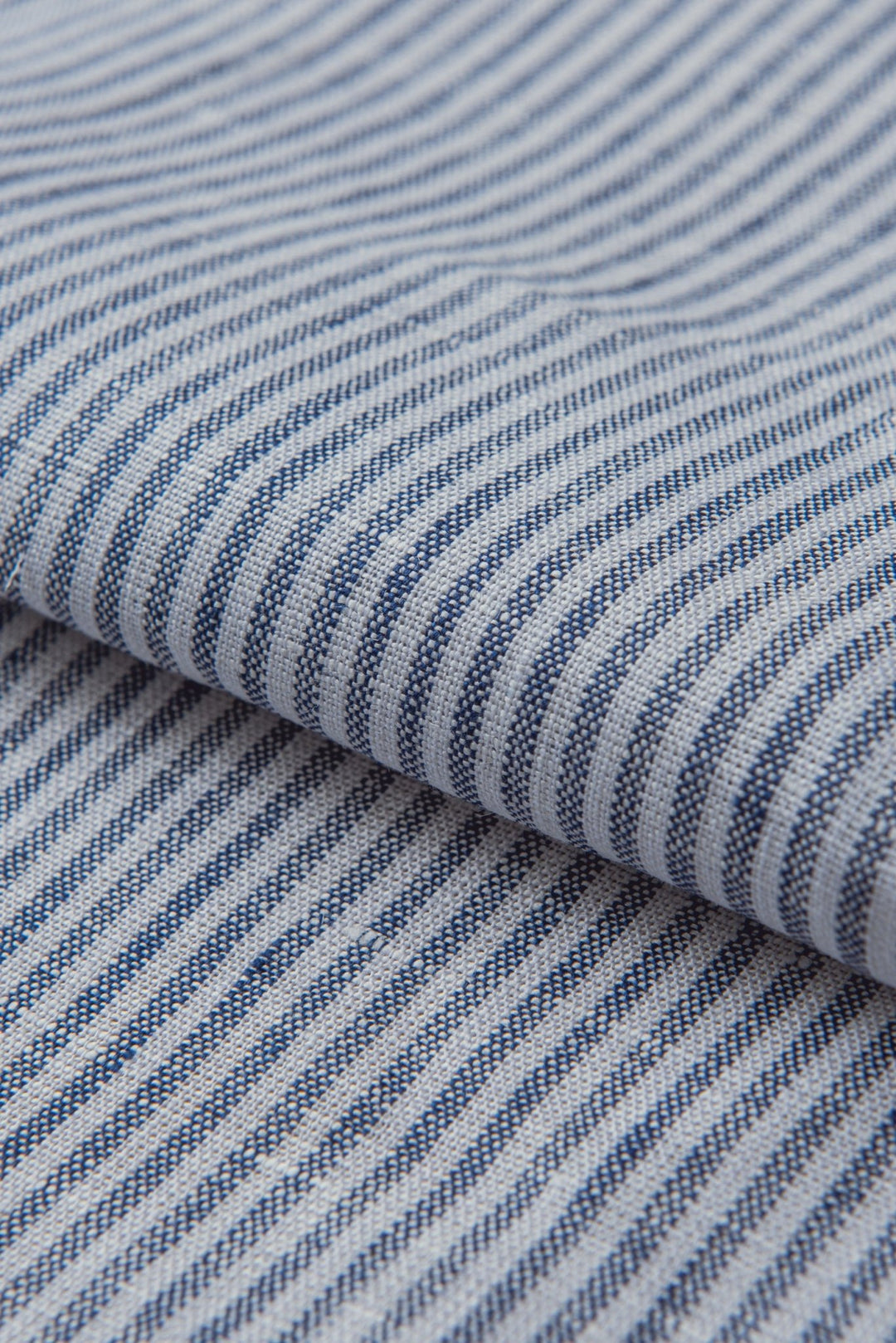 STRIPED WASHED LINEN REGULAR FIT SHIRT - Roban