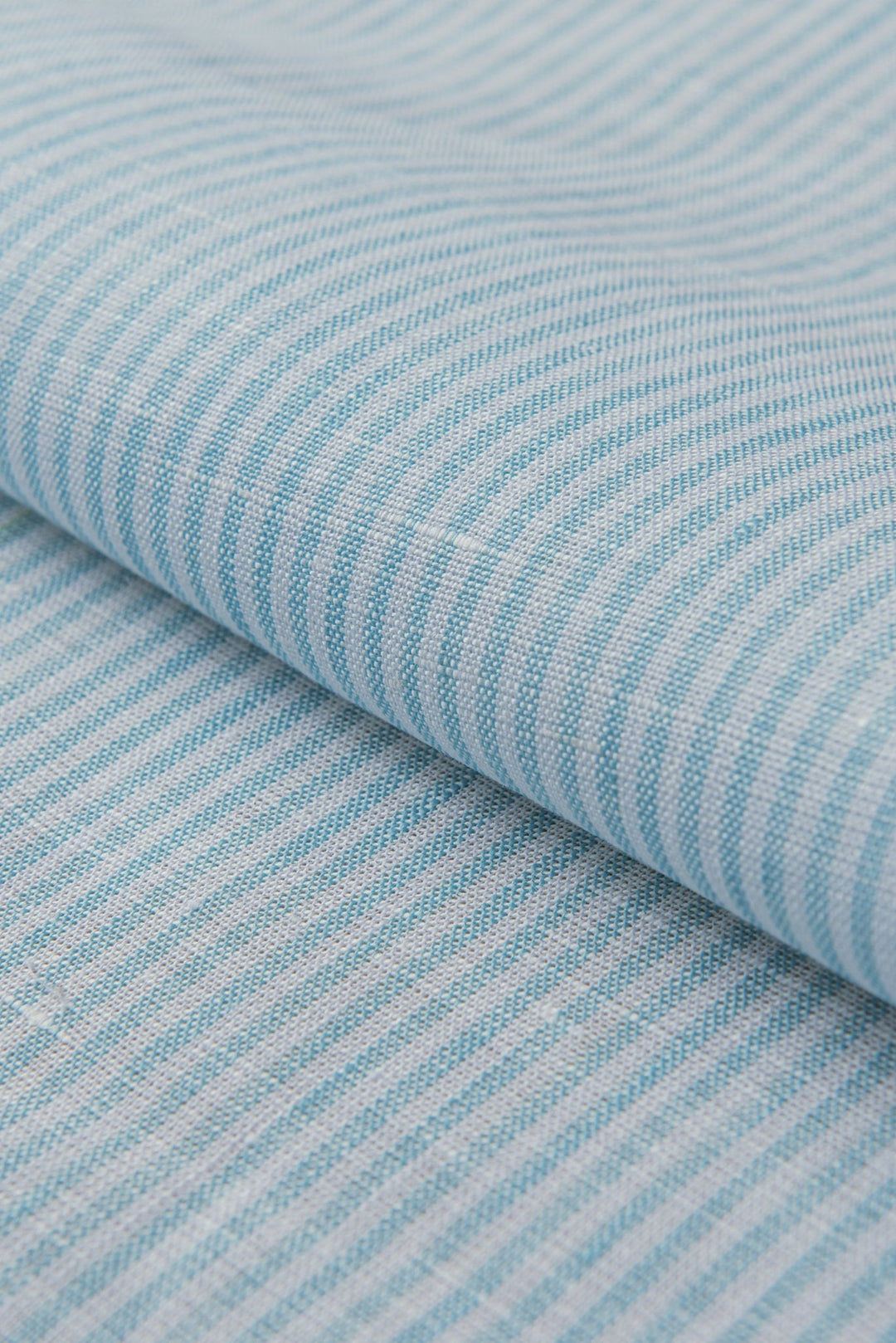 STRIPED WASHED LINEN REGULAR FIT SHIRT - Roban