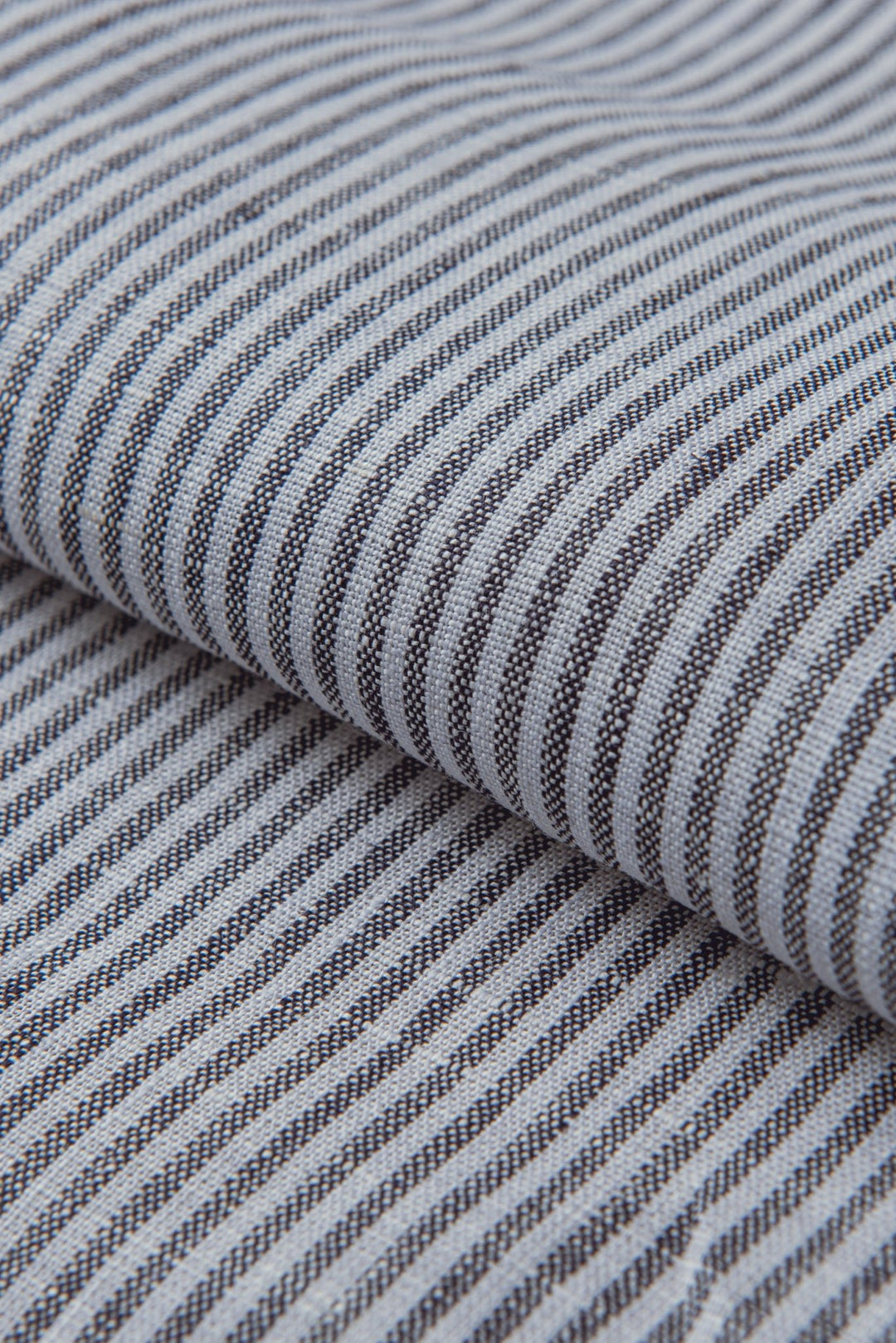 STRIPED WASHED LINEN REGULAR FIT SHIRT - Roban