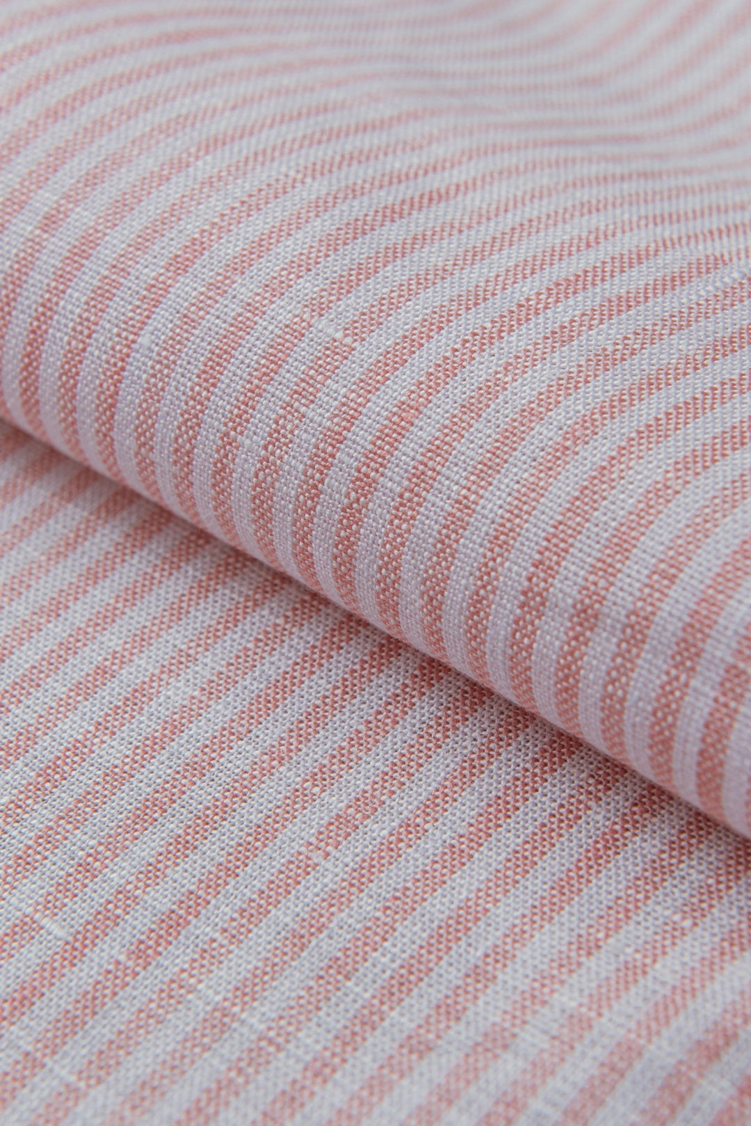 STRIPED WASHED LINEN REGULAR FIT SHIRT - Roban