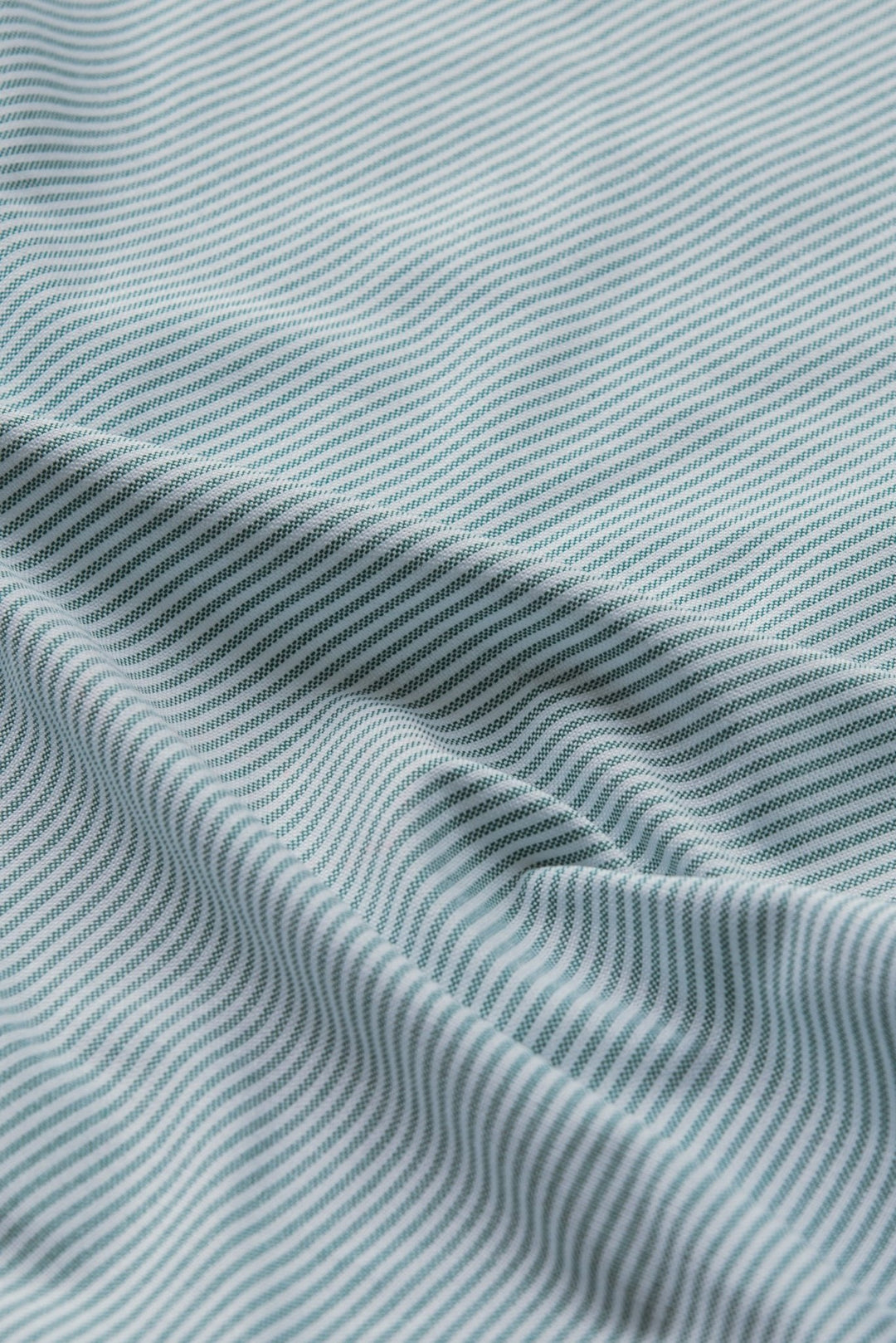 STRIPED WASHED OXFORD COTTON SLIM FIT SHIRT - Roban