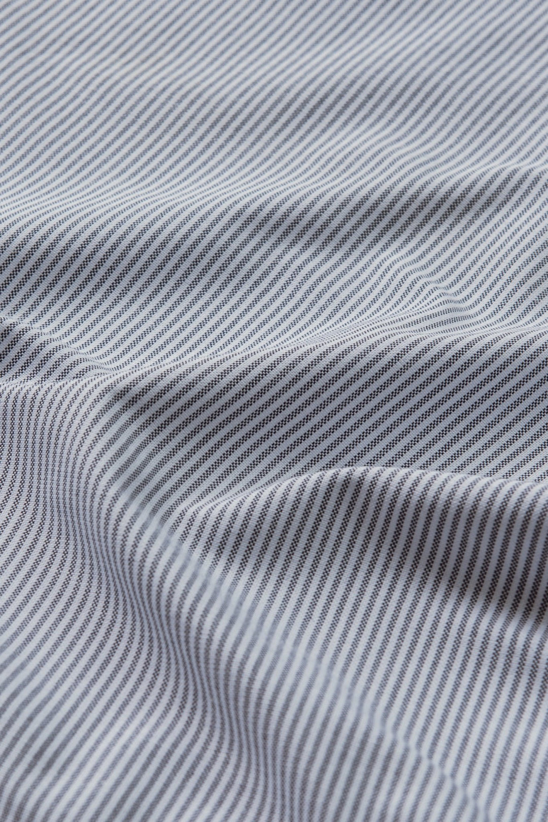 STRIPED WASHED OXFORD COTTON SLIM FIT SHIRT - Roban