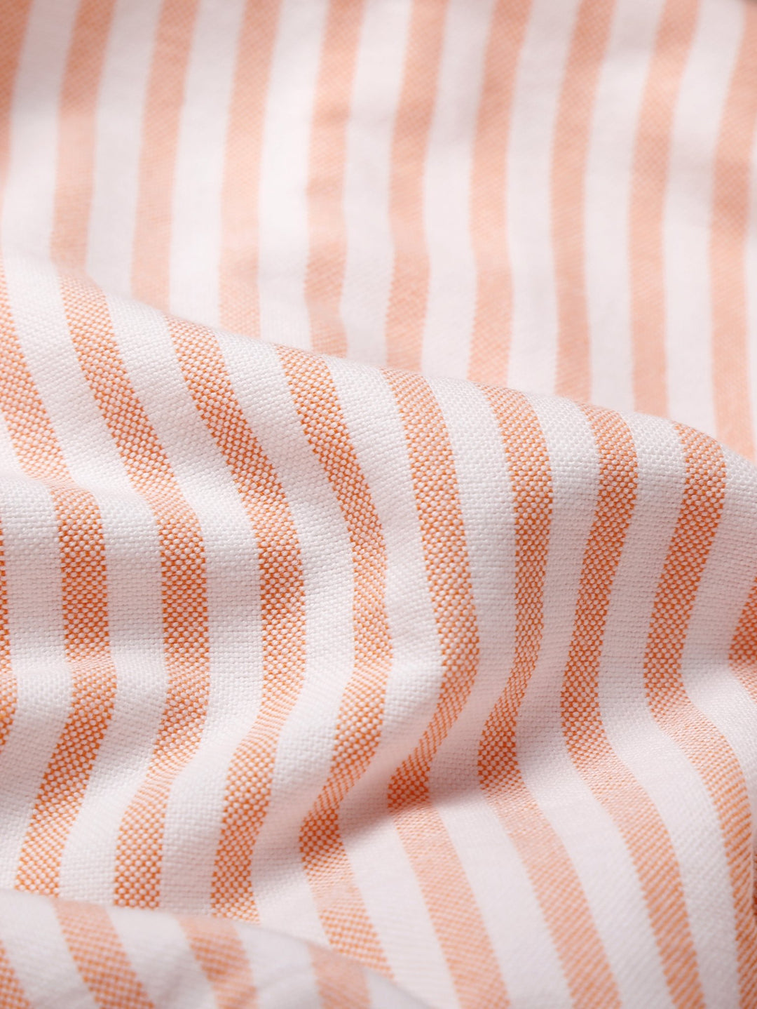 STRIPED WASHED OXFORD REGULAR FIT SHIRT - Roban