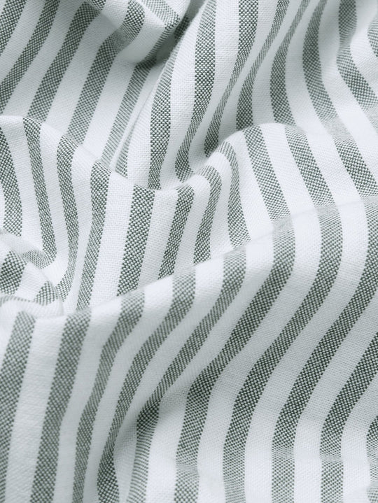 STRIPED WASHED OXFORD REGULAR FIT SHIRT - Roban