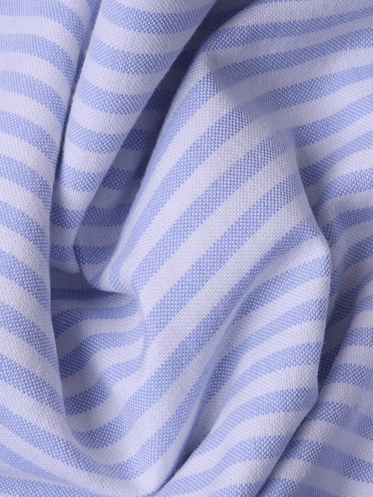 STRIPED WASHED OXFORD REGULAR FIT SHIRT - Roban