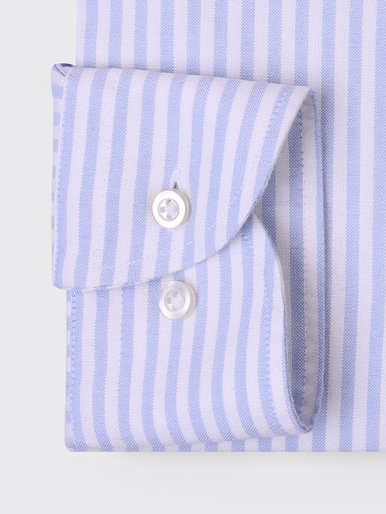 STRIPED WASHED OXFORD REGULAR FIT SHIRT - Roban