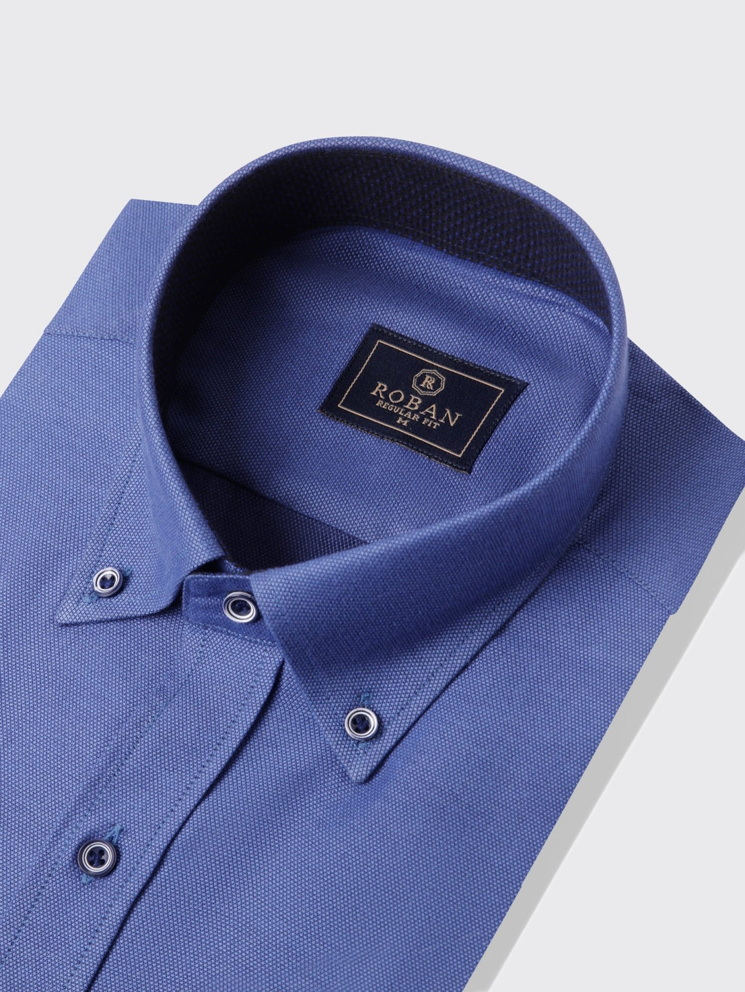 Textured Cotton Regular Fit - Roban