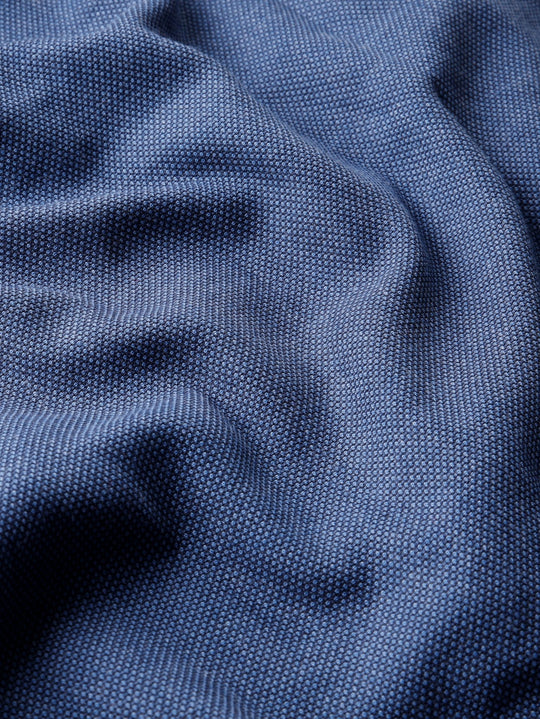 TEXTURED COTTON REGULAR FIT SHIRT - Roban