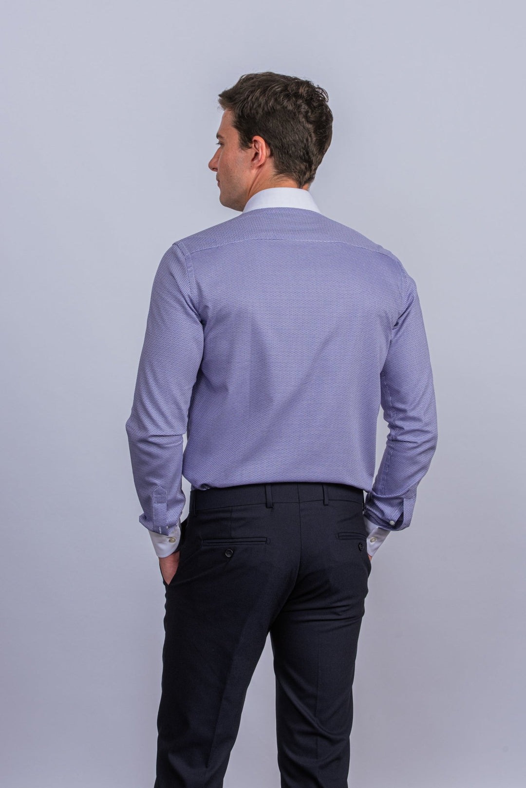 Textured Cotton Regular Fit Shirt - Roban