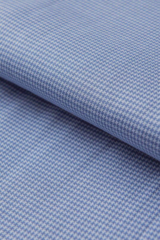 TEXTURED OPEN COLLAR COTTON SHIRT - Roban