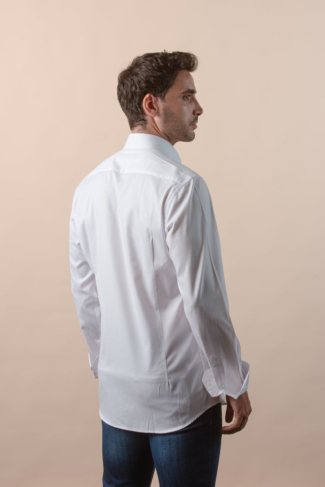 TEXTURED OXFORD SLIM FIT COTTON SHIRT - Roban