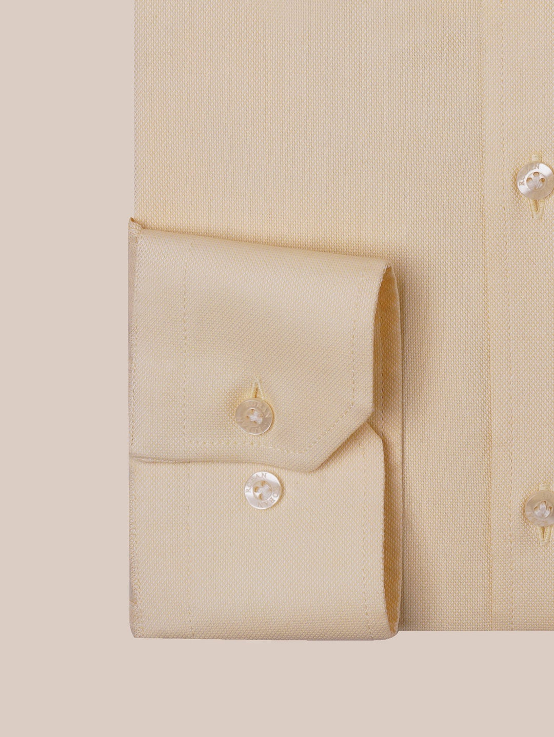 TEXTURED OXFORD SLIM FIT COTTON SHIRT - Roban