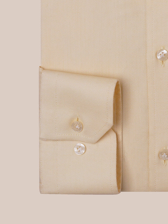 TEXTURED OXFORD SLIM FIT COTTON SHIRT - Roban