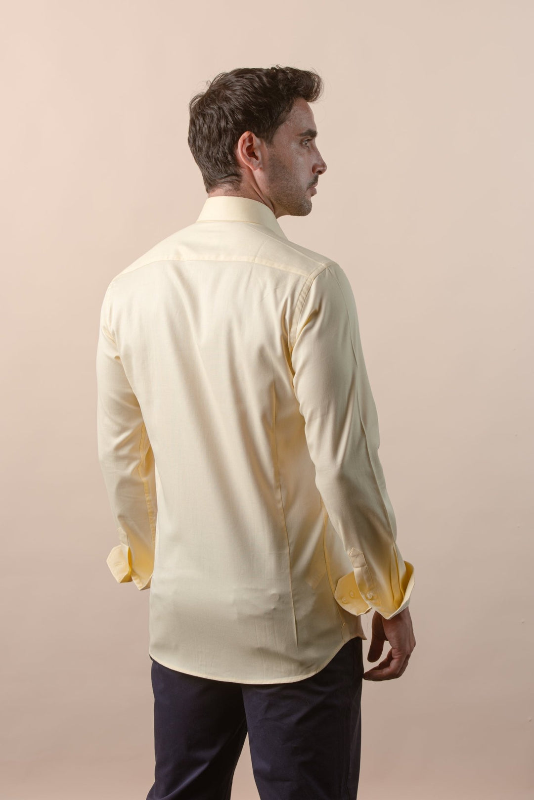 TEXTURED OXFORD SLIM FIT COTTON SHIRT - Roban