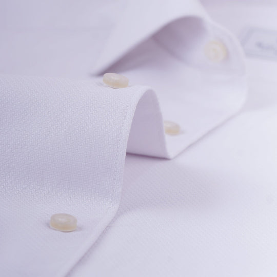TEXTURED REGULAR FIT COTTON SHIRT - Roban
