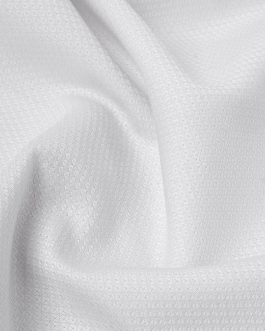 TEXTURED REGULAR FIT COTTON SHIRT - Roban
