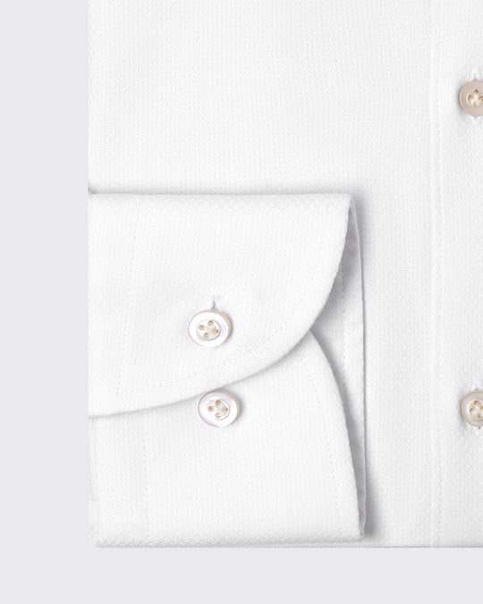TEXTURED REGULAR FIT COTTON SHIRT - Roban