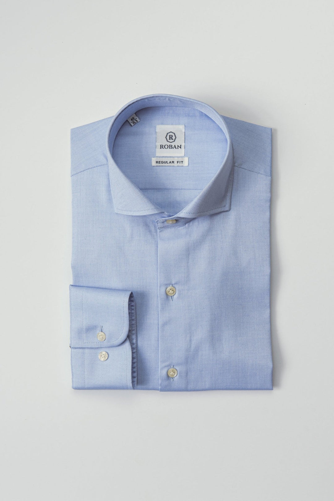 TEXTURED ROYAL OXFORD REGULAR FIT SHIRT - Roban