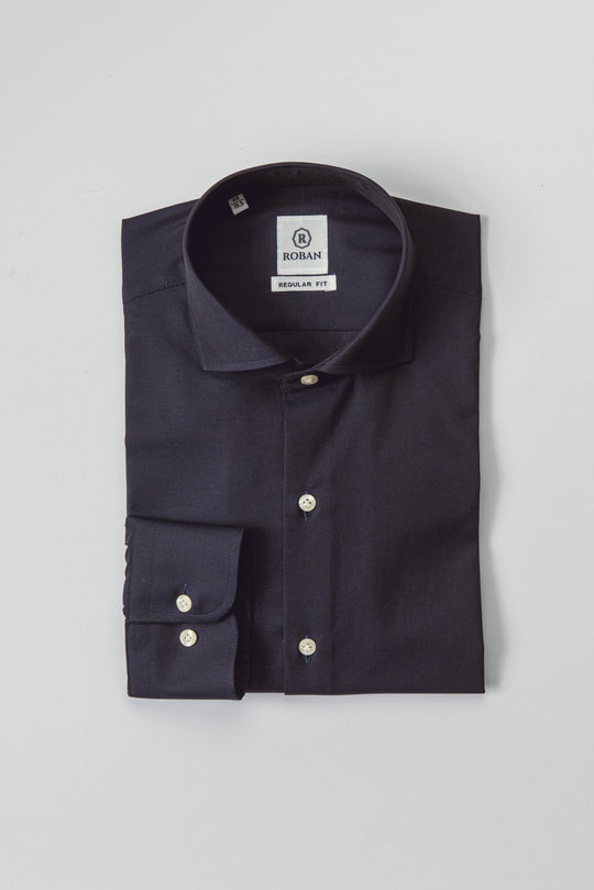 TEXTURED ROYAL OXFORD REGULAR FIT SHIRT - Roban