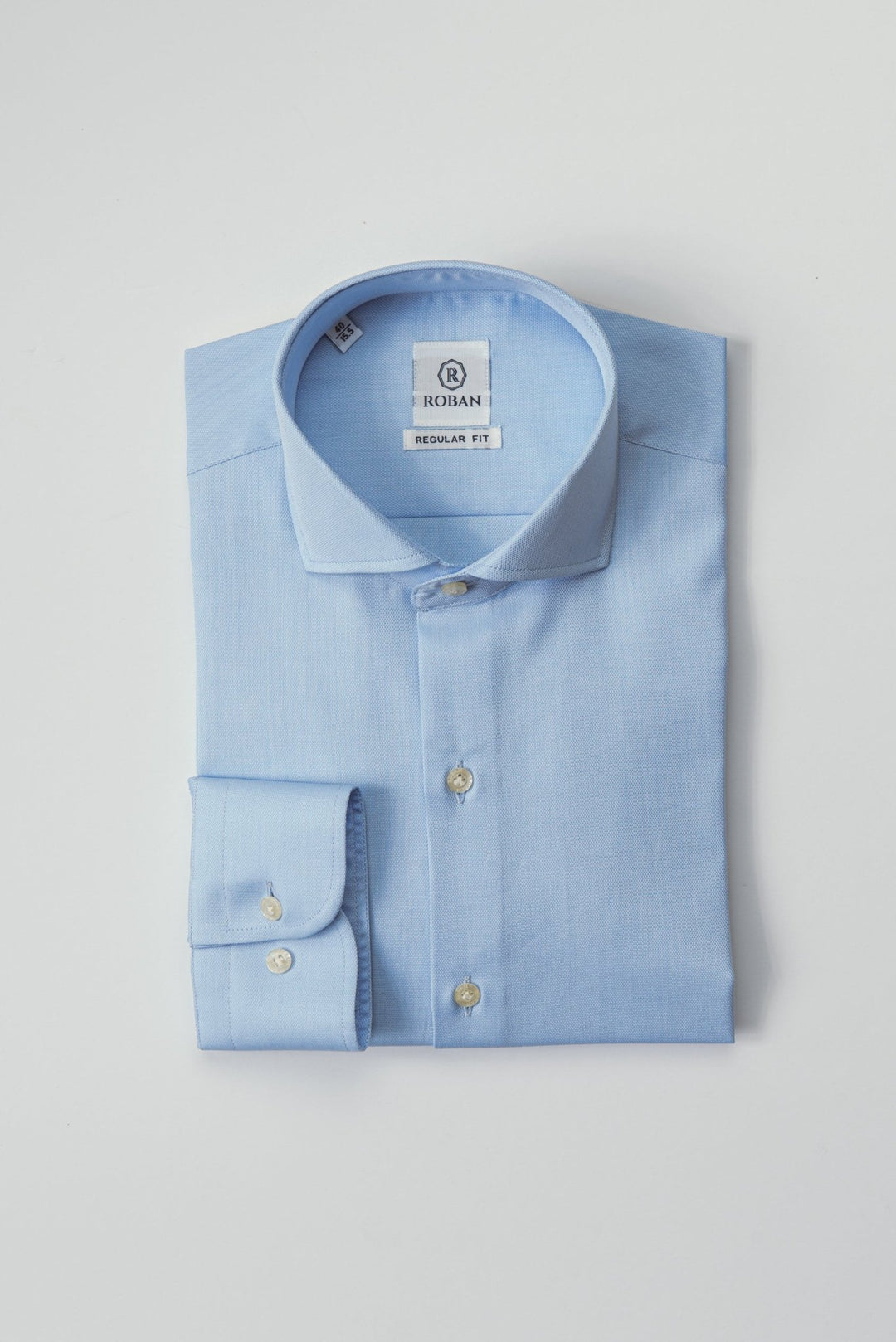 TEXTURED ROYAL OXFORD REGULAR FIT SHIRT - Roban