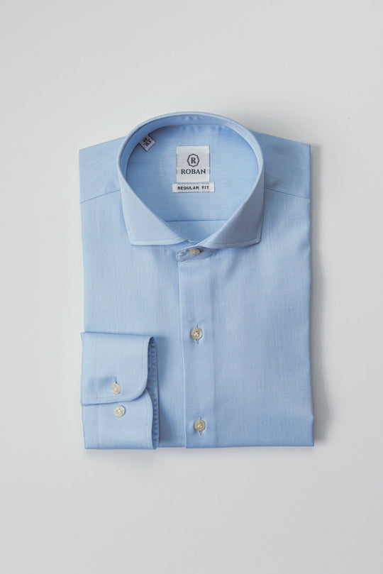 TEXTURED ROYAL OXFORD REGULAR FIT SHIRT - Roban