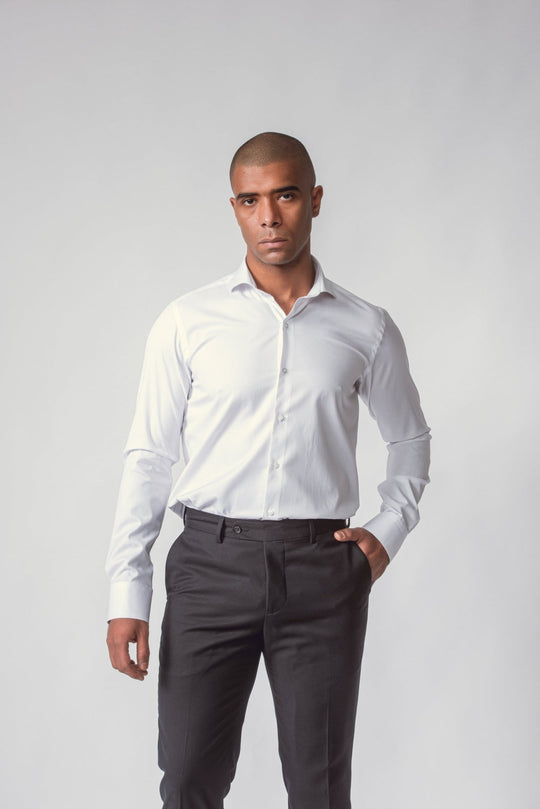TEXTURED ROYAL OXFORD REGULAR FIT SHIRT - Roban