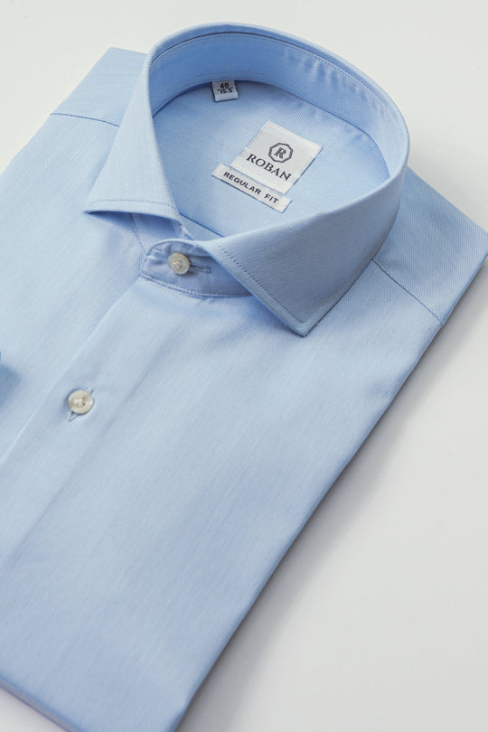 TEXTURED ROYAL OXFORD REGULAR FIT SHIRT - Roban