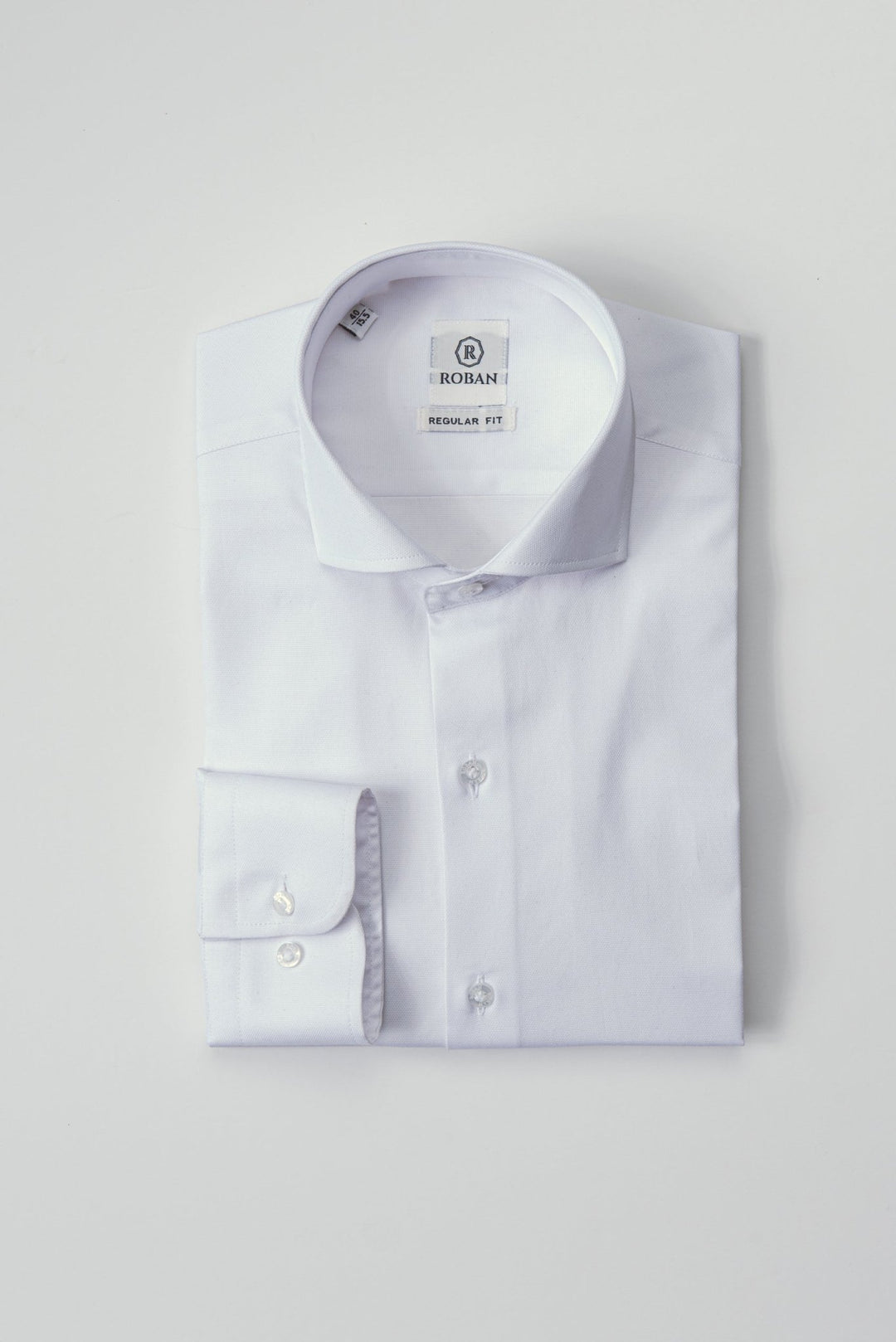 TEXTURED ROYAL OXFORD REGULAR FIT SHIRT - Roban