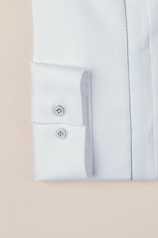 TEXTURED SATIN COTTON SHIRT - Roban