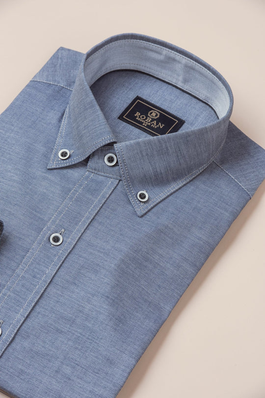 TWILL COTTON REGULAR FIT SHIRT - Roban