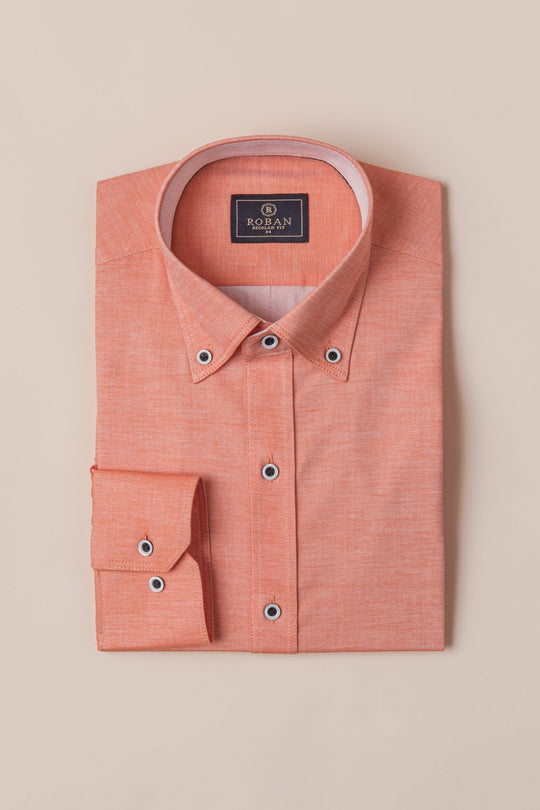 TWILL COTTON REGULAR FIT SHIRT - Roban