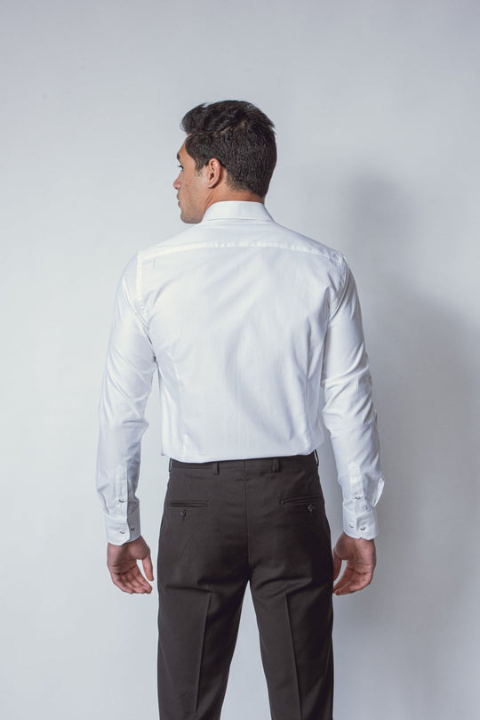 TWILL COTTON SLIM FIT SHIRT - Roban
