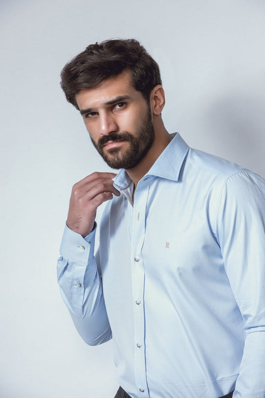 TWILL COTTON SLIM FIT SHIRT - Roban