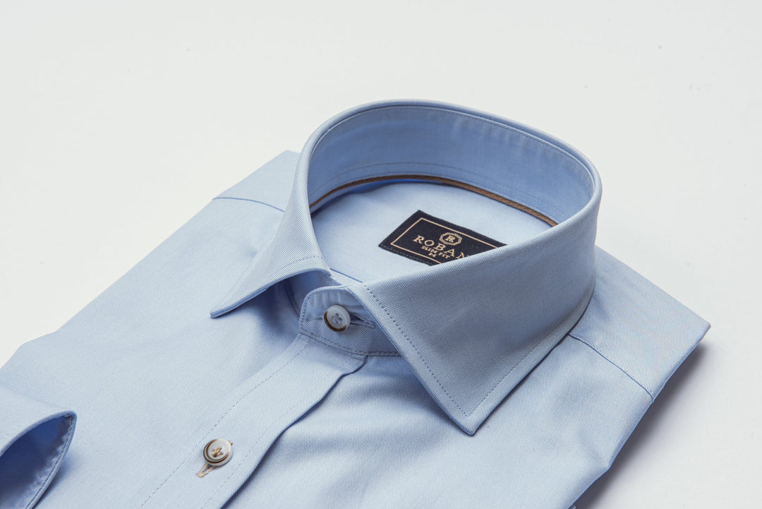 TWILL COTTON SLIM FIT SHIRT - Roban