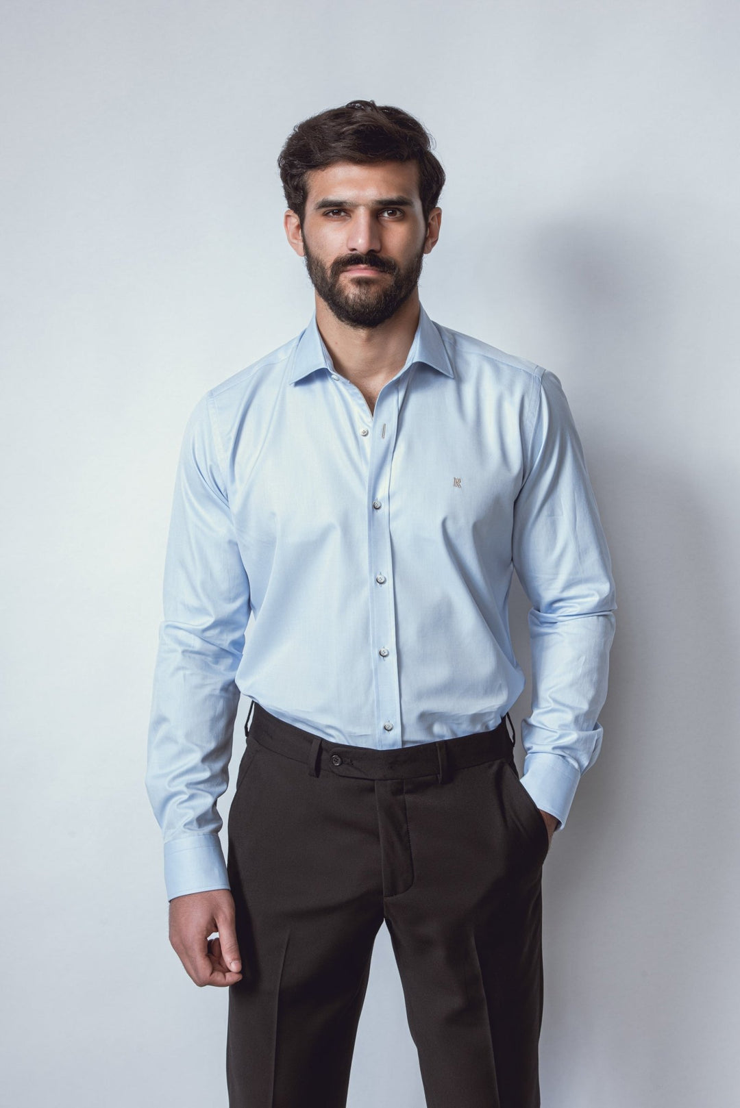 TWILL COTTON SLIM FIT SHIRT - Roban