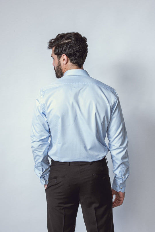 TWILL COTTON SLIM FIT SHIRT - Roban