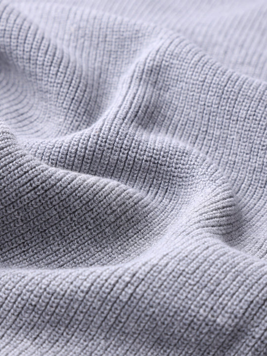 V - neck Cotton knitted Pullover - Roban