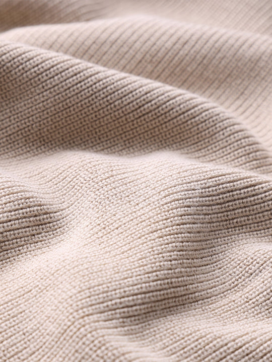 V - neck Cotton knitted Pullover - Roban