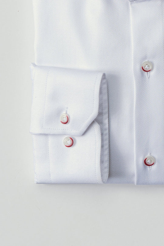 VALENTINE'S DAY SLIM FIT SATIN COTTON SHIRT - Roban